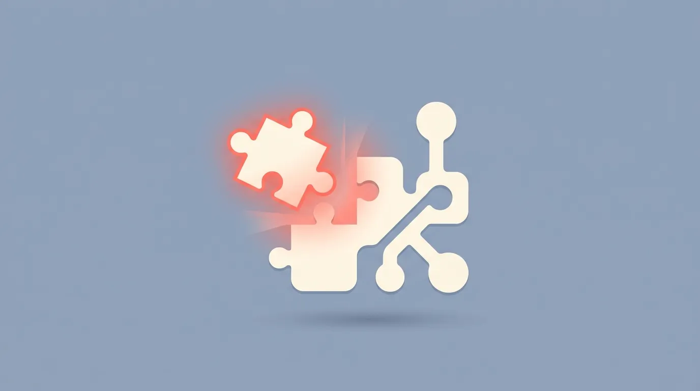 A puzzle piece representing a skill snapping into a larger agent system.